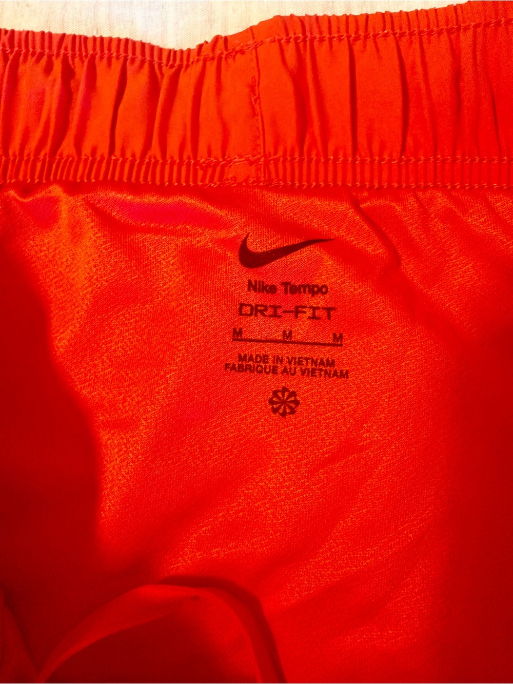 Nike Red Women's Athletic Shorts - Picture 2 of 3